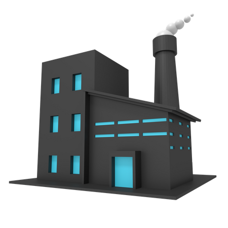 Factory  3D Icon