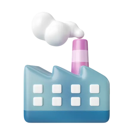 Factory  3D Icon