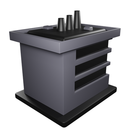 Factory  3D Icon