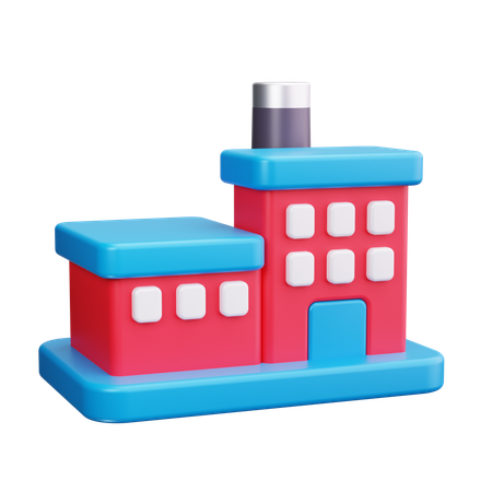 Factory  3D Icon