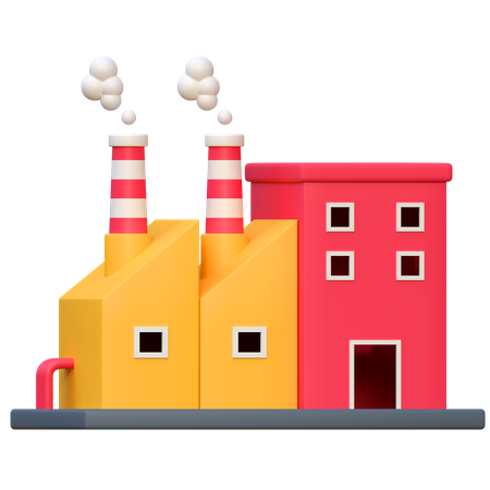 Factory  3D Icon