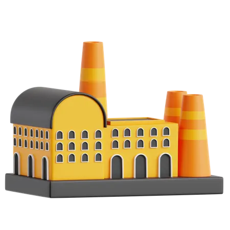 Factory  3D Icon