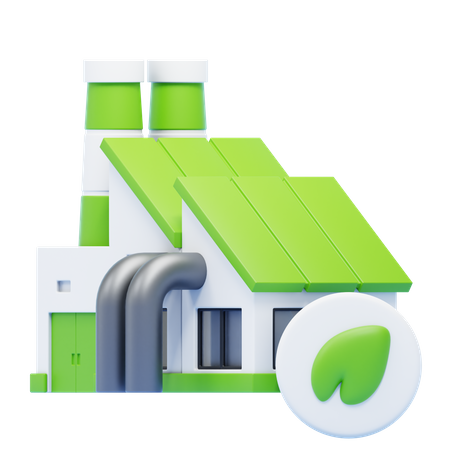 Factory  3D Icon