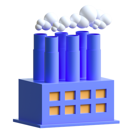 Factory  3D Icon