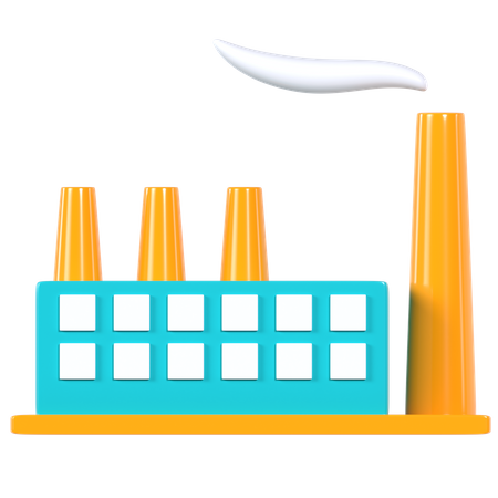 Factory  3D Icon