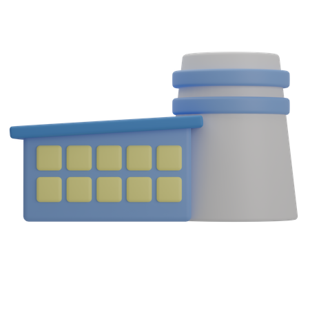 Factory  3D Icon