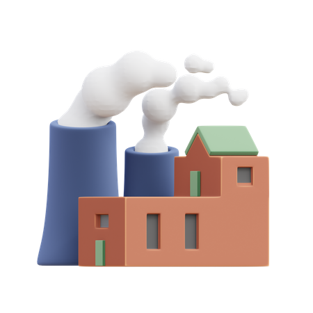 Factory  3D Icon