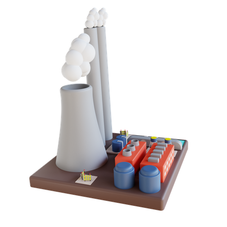 Factory  3D Icon