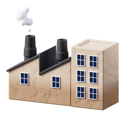 Factory  3D Icon