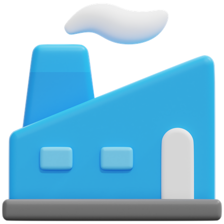 Factory  3D Icon