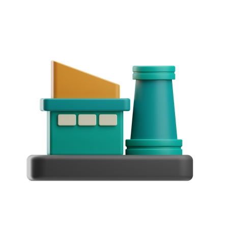 Factory  3D Icon