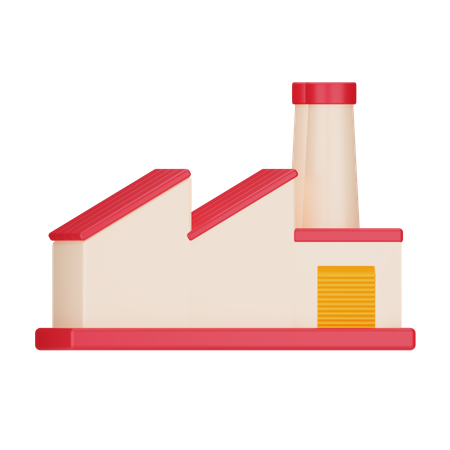 Factory  3D Icon