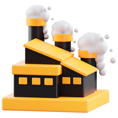 Factory  3D Icon