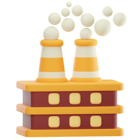Factory  3D Icon