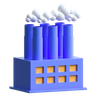 factory 3d icon
