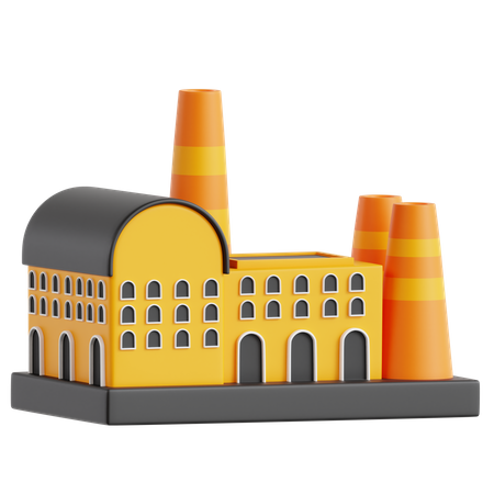 Factory  3D Icon