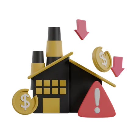 Factory Alert  3D Icon
