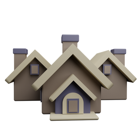 Factory Building  3D Icon