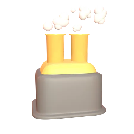 Factory Chimney  3D Icon