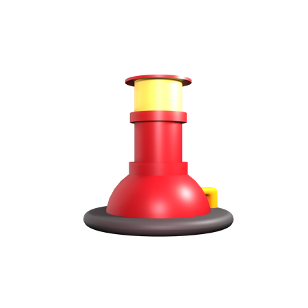 Factory Chimney  3D Icon