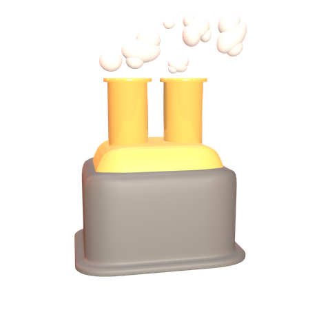 Factory Chimney  3D Icon