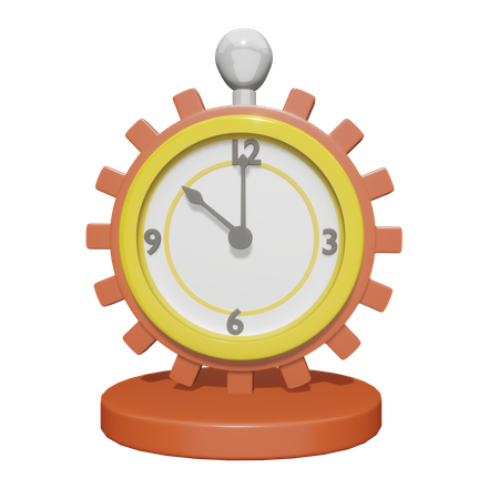 Factory Clock  3D Icon