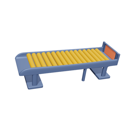 Factory Conveyor Belt  3D Icon