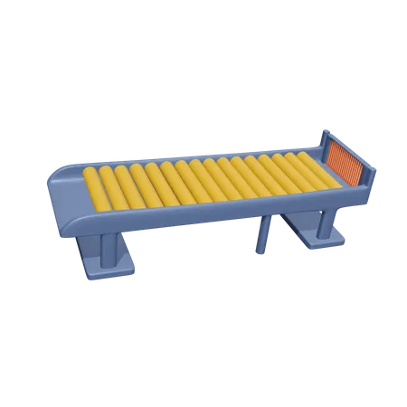 Factory Conveyor Belt  3D Icon