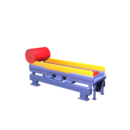 Factory Conveyor Belt  3D Icon
