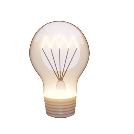 Factory Light Bulb  3D Icon