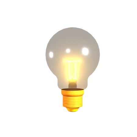 Factory Light Bulb  3D Icon