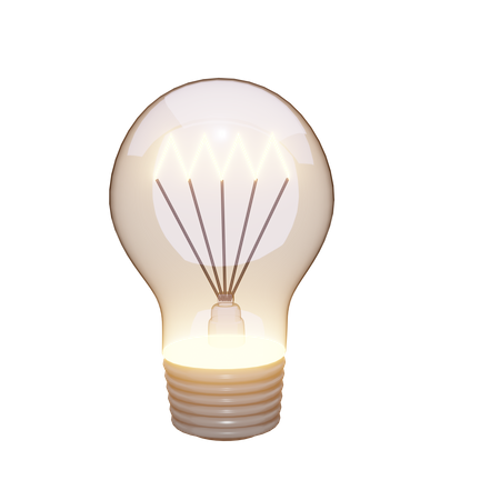Factory Light Bulb  3D Icon