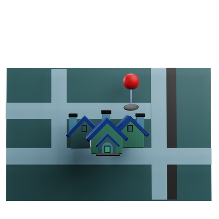 Factory Location  3D Icon