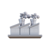 factory pollution emoji 3d