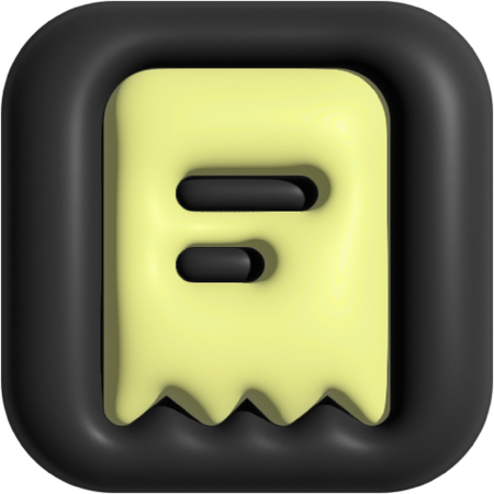 Factura  3D Icon