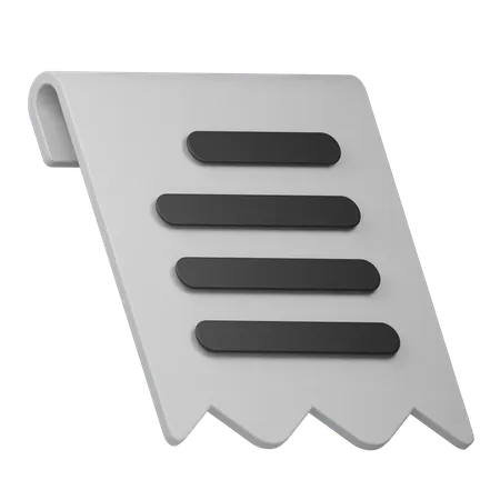 Factura  3D Icon