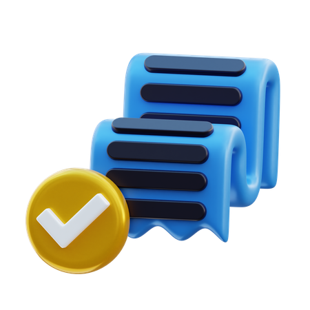 Factura  3D Icon