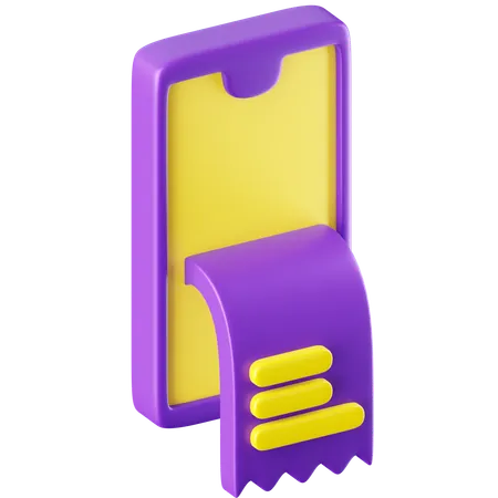 Factura  3D Icon