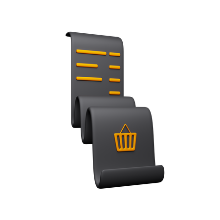 Factura  3D Icon