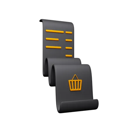 Factura  3D Icon