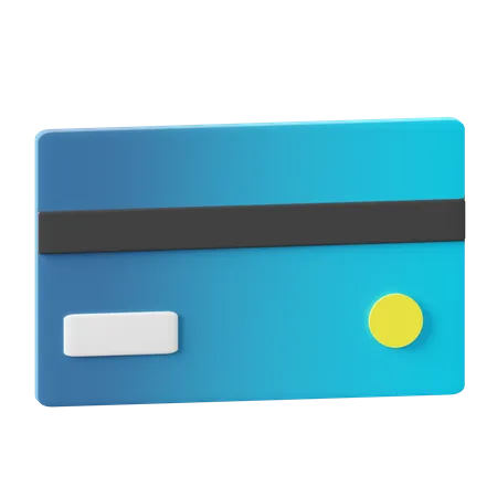 Facturación de tarjetas de crédito  3D Icon