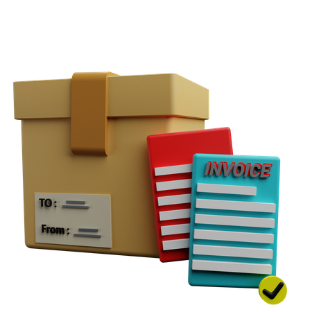 Facture d'expédition  3D Icon