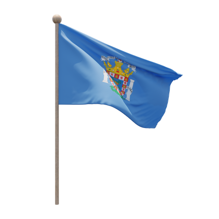Fahnenmast von Melilla  3D Icon