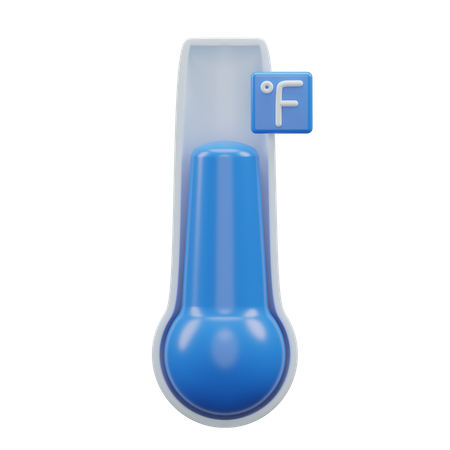 Fahrenheit Temperature  3D Icon