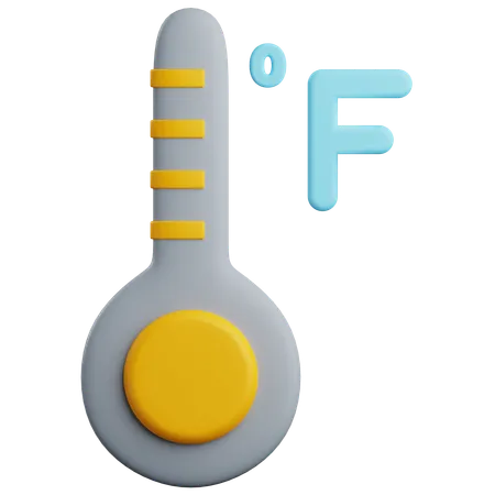 Fahrenheit Thermometer  3D Icon