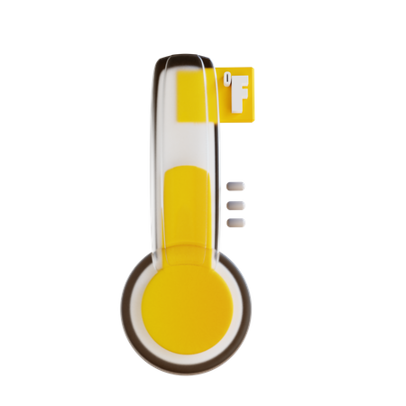 Fahrenheit Thermometer 3D Illustration