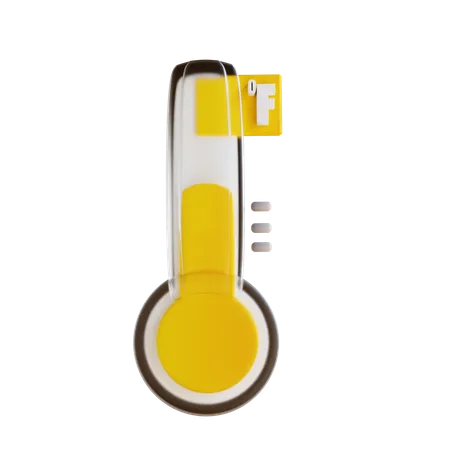 Fahrenheit Thermometer  3D Illustration
