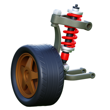 Fahrwerk  3D Icon