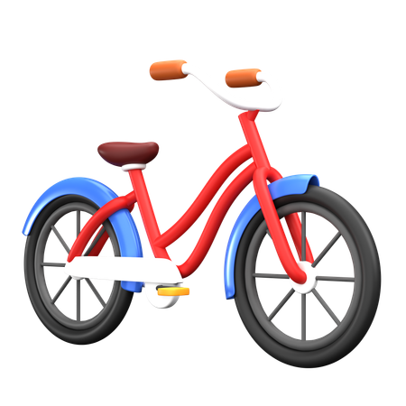 Fahrrad  3D Icon