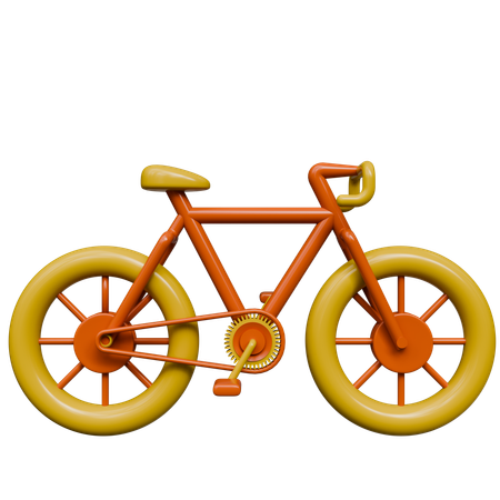 Fahrrad  3D Icon